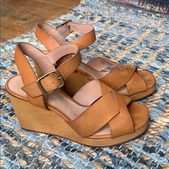 Madewell Shoes - Size 6 Madewell Brown Leather Wedges